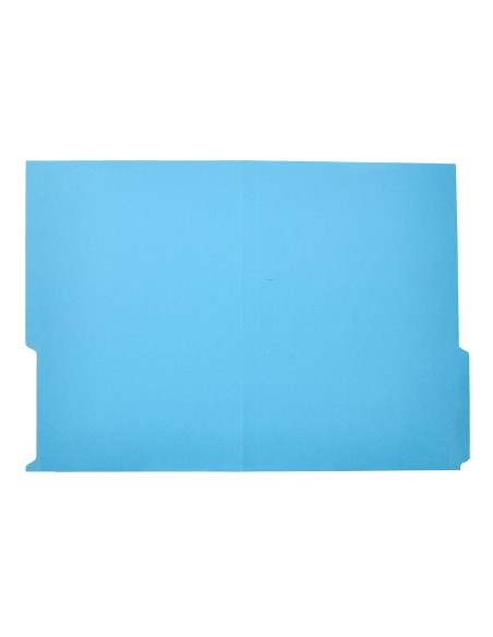 Subcarpeta cartulina liderpapel din a4 pestaña inferior 240g/m2 azul