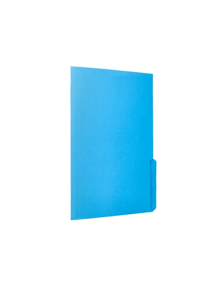 Subcarpeta cartulina liderpapel din a4 pestaña inferior 240g/m2 azul
