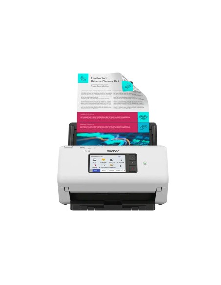 Escaner brother sobremesa ads4700w doble cara...