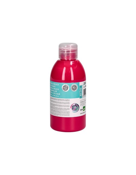 Pintura acrilica liderpapel bote de 250 ml magenta