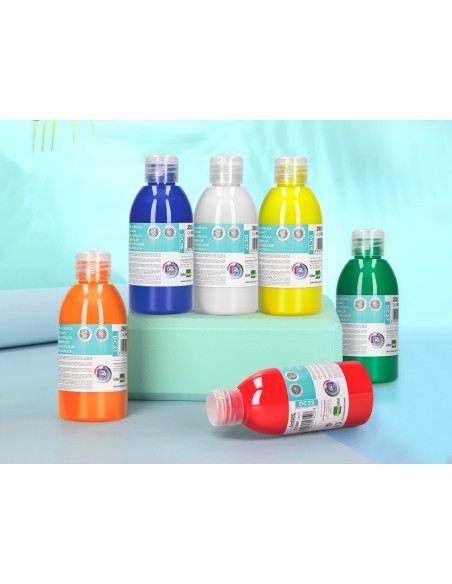 Pintura acrilica liderpapel bote de 250 ml blanco