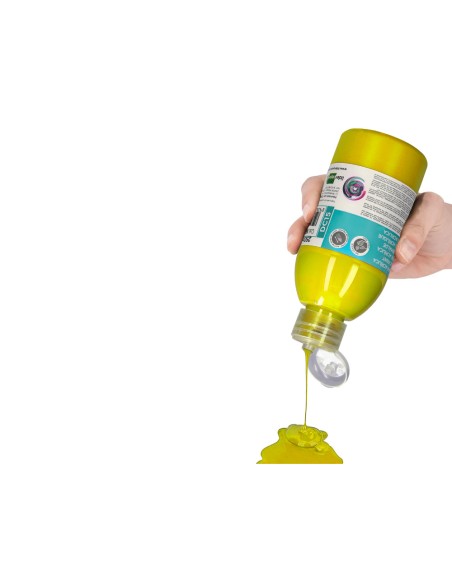 Pintura acrilica liderpapel bote de 250 ml amarillo