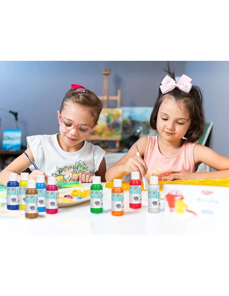 Pintura acrilica liderpapel bote de 80 ml blanco