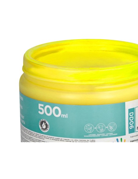 Pintura dedos liderpapel tarrina de 500 ml...