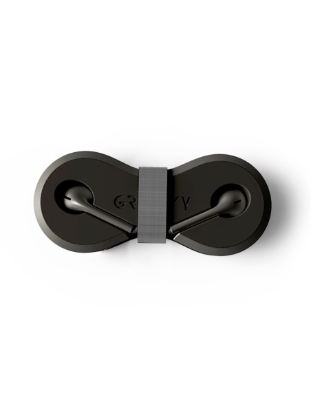 Auriculares groovy con microfono y estuche conector tipo-c color negro