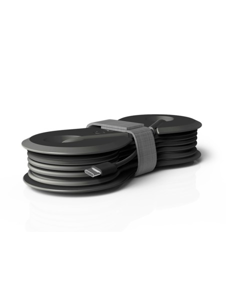 Auriculares groovy con microfono y estuche conector tipo-c color negro