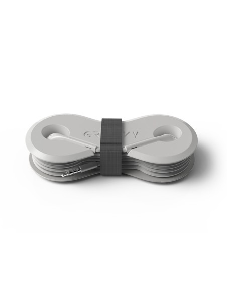 Auriculares groovy con microfono y estuche conector jack 3,5 mm color blanco