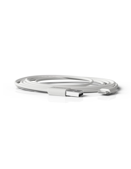 Cable groovy usb-a a tipo c longitud 2 mt color blanco