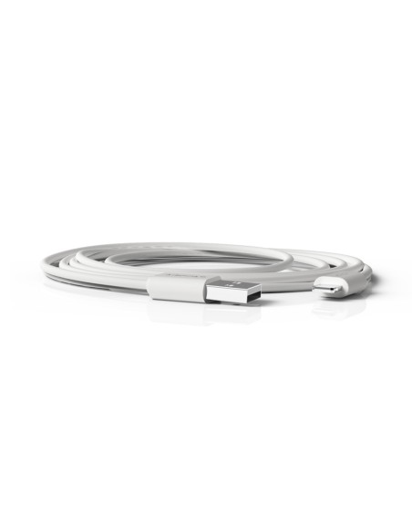 Cable groovy usb 2.0 a apple lightning longitud de cable 2 metros color blanco
