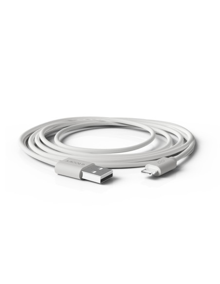 Cable groovy usb 2.0 a apple lightning longitud de cable 2 metros color blanco