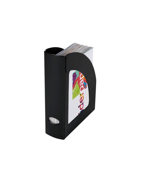 Revistero plastico liderpapel ecouse 100% reciclado color negro