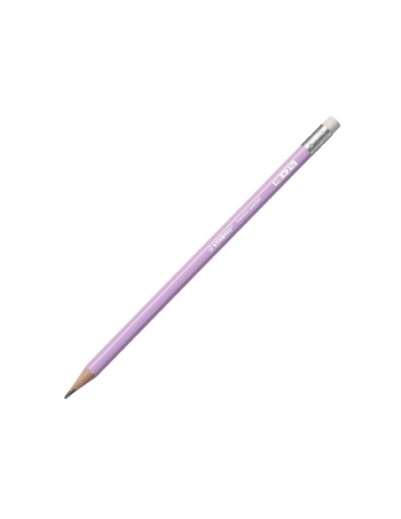 Lapices de grafito con goma stabilo swano mina...