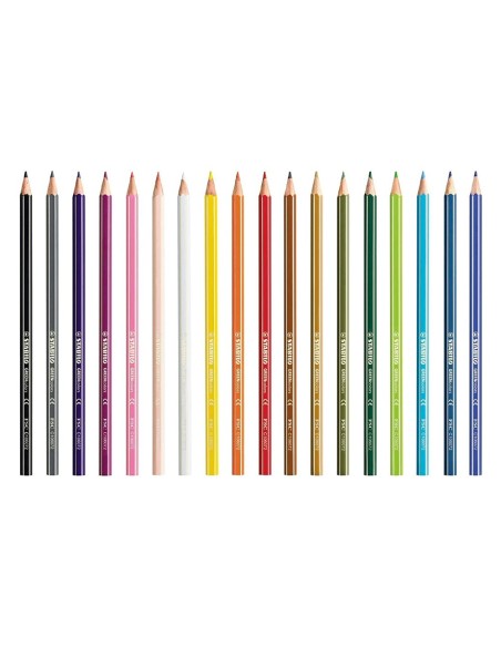Lapices de colores stabilo green colors con...