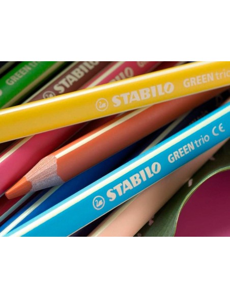 Lapices de colores stabilo green colors con...