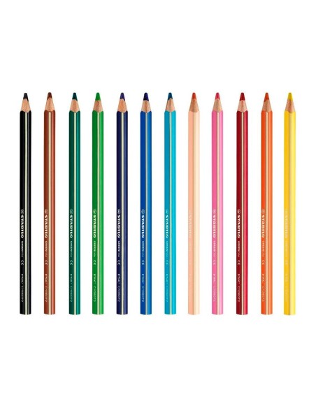 Lapices de colores stabilo green colors con...