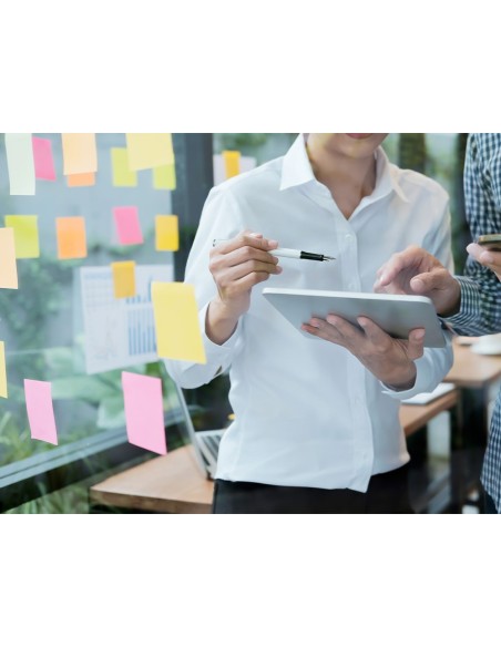 Bloc de notas adhesivas quita y pon q-connect...