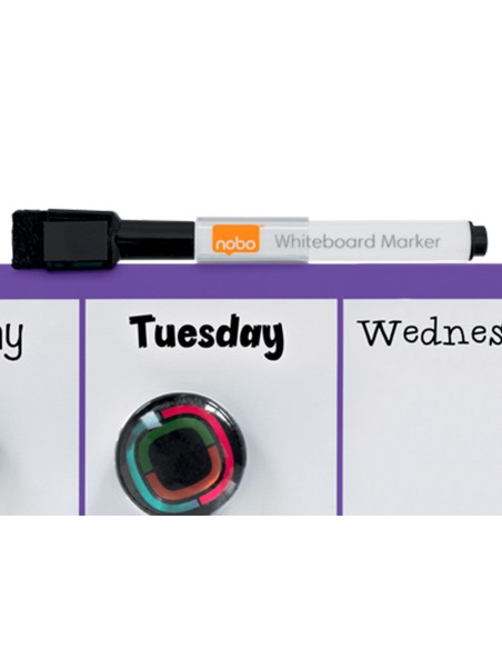 Planificador semanal nobo magnetico color...