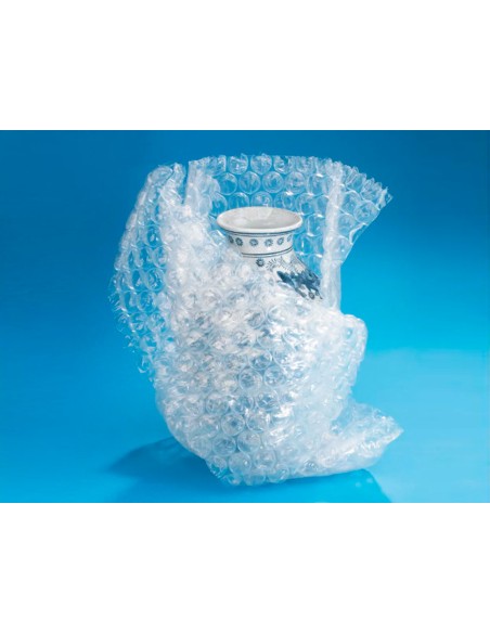 Plastico burbuja liderpapel ecouse 1x25m 30% de plastico reciclado