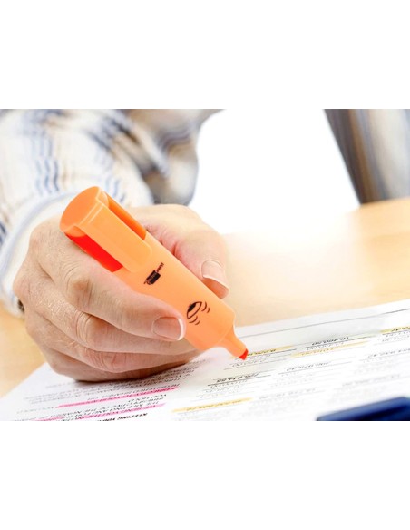 Rotulador liderpapel fluorescente pastel punta...