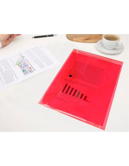 Carpeta liderpapel dossier broche transparente...