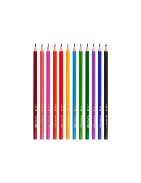 Lapices de colores liderpapel ecouse caja de 12...