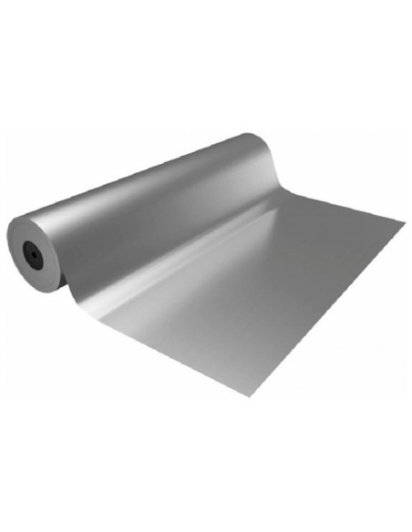 Papel de regalo basika metalizado plata bobina...