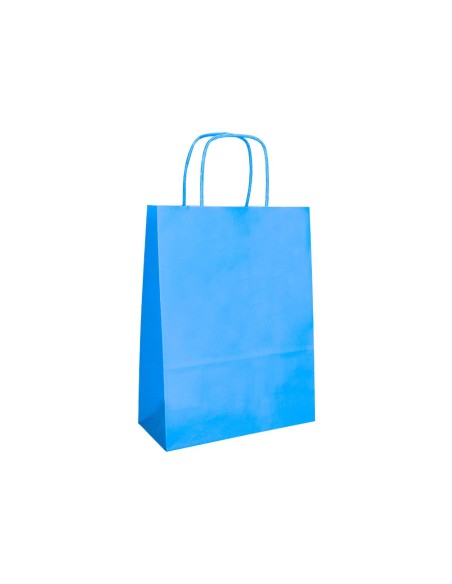 Bolsa papel q-connect celulosa celeste xs con...