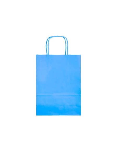 Bolsa papel q-connect celulosa celeste xs con...