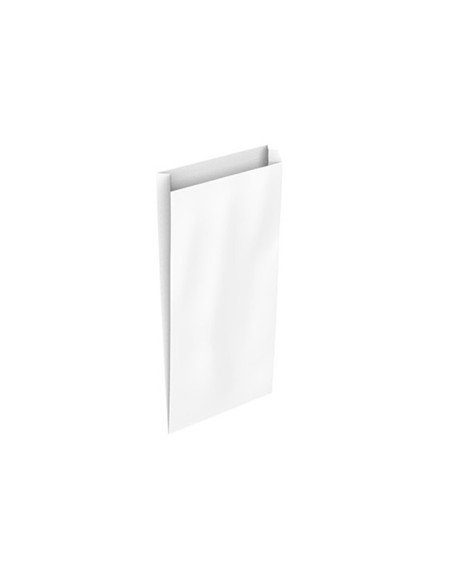 Sobre papel basika celulosa blanco con fuelle m...