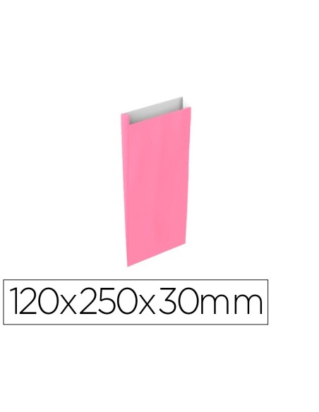 Sobre papel basika celulosa rosa con fuelle xs...