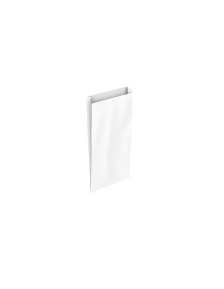 Sobre papel basika celulosa blanco con fuelle...