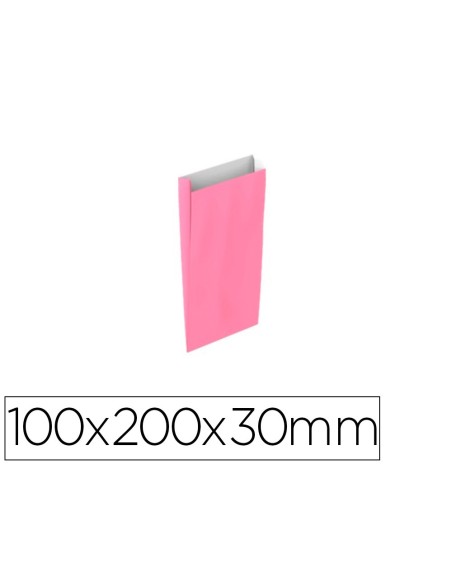 Sobre papel basika celulosa rosa con fuelle xxs...
