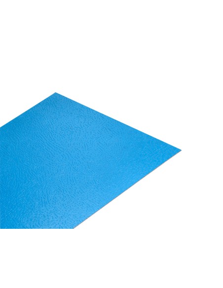 Tapa encuadernacion liderpapel carton a4 0,9mm azul fluor paquete de 50 unidades