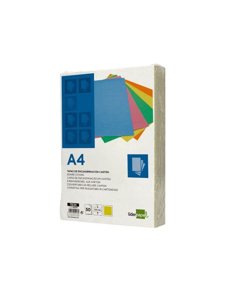 Tapa encuadernacion liderpapel carton a4 0,9mm...