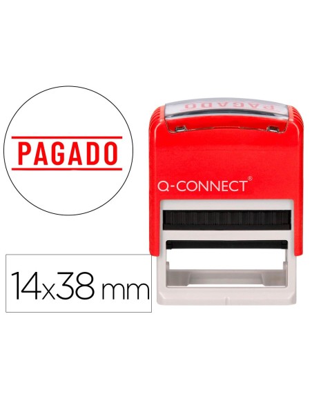 Sello entintado automatico q-connect pagado...