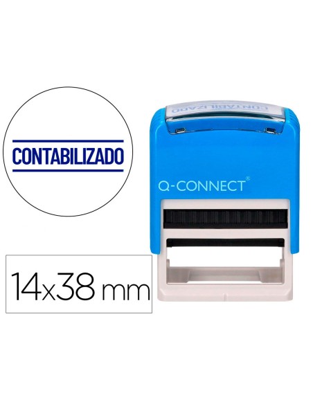 Sello entintado automatico q-connect...