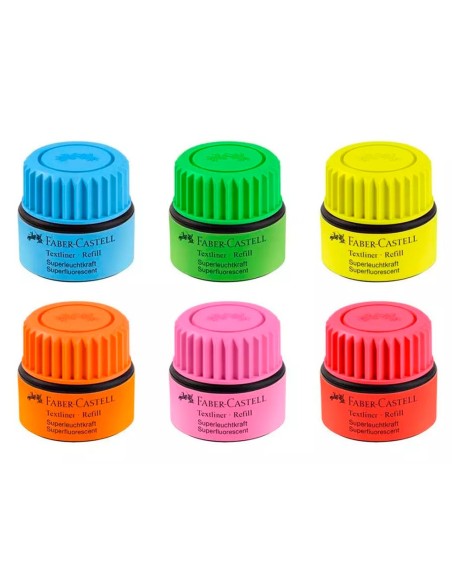 Tinta rotulador faber castell textliner...