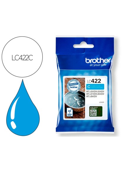 Ink-jet brother lc-422c cyan mfc-j5340dw /...