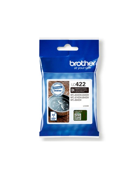 Ink-jet brother lc-422bk negro mfc-j5340dw / mfc-j5740dw / mfc-j6540dw / mfc-j6940dw 550 paginas