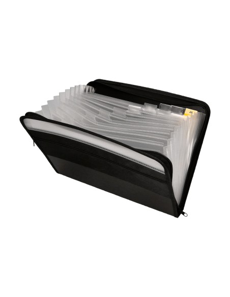 Carpeta liderpapel clasificador fuelle polipropileno a4 13 departamentos cierre