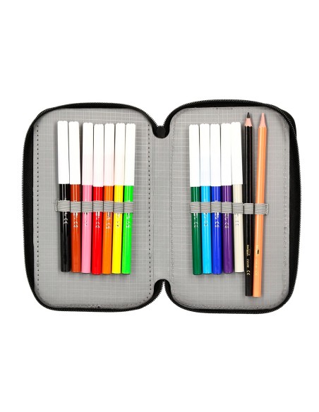 Plumier escolar antartik doble cremallera color...