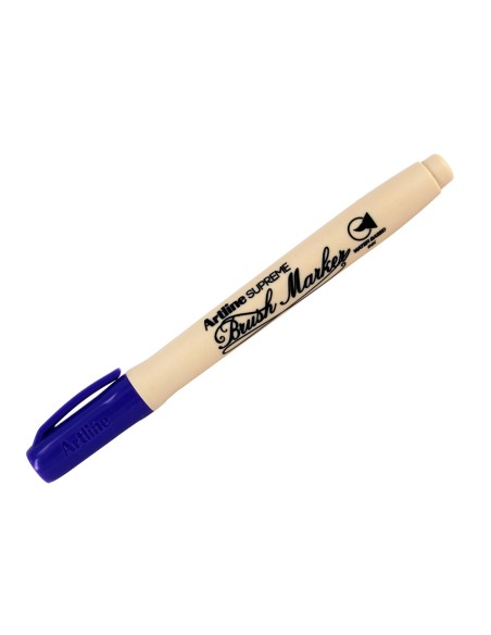 Rotulador artline supreme brush epfs pintura base de agua punta tipo pincel trazo fino purpura