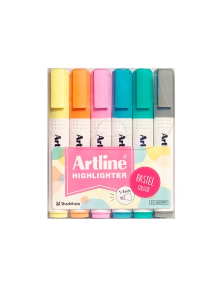 Rotulador artline fluorescente ek-660 colores...