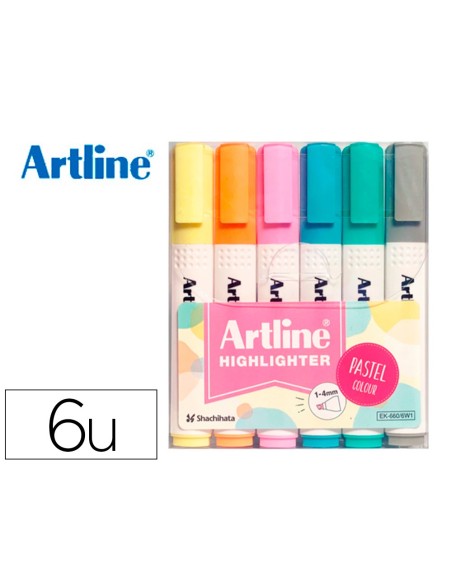 Rotulador artline fluorescente ek-660 colores...