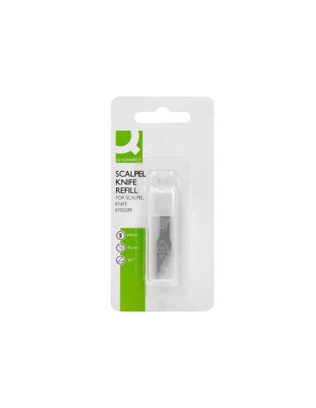 Repuesto cuter bisturi q-connect kf00289 blister de 5 unidades
