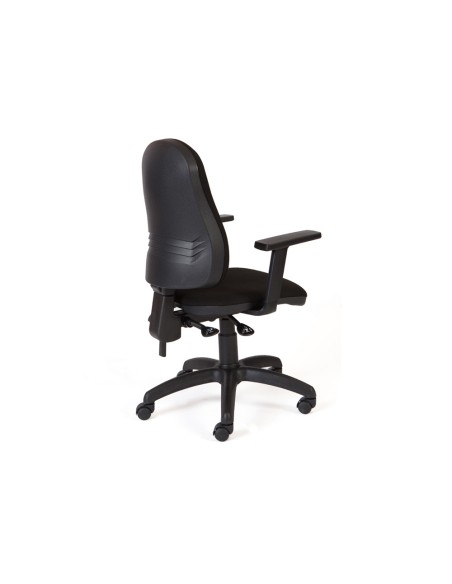 Silla rocada direccion sistema asincro con brazos color negro
