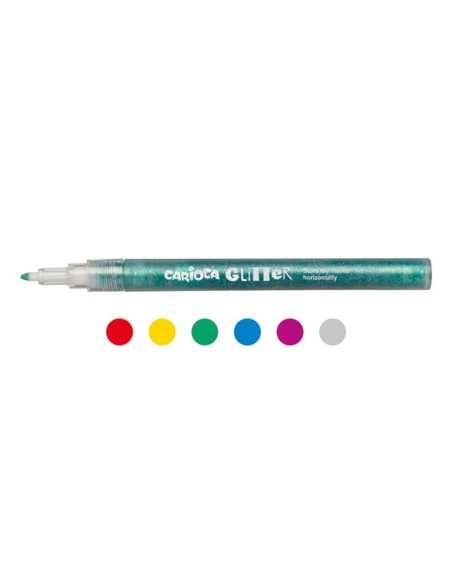 Rotulador carioca glitter purpurina punta 1 mm...