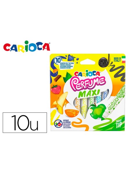 Rotulador carioca perfumado punta maxi lavable...