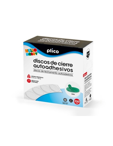 Disco de cierre plico velcro autoadhesivo 20 mm...