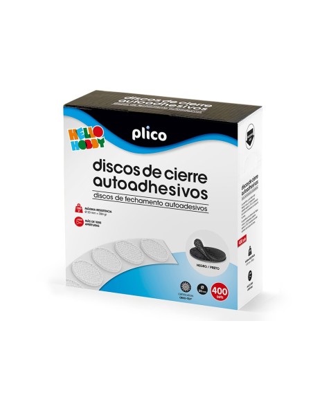 Disco de cierre plico velcro autoadhesivo 20 mm...